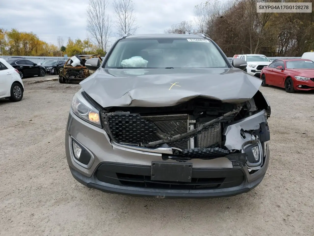 5XYPG4A17GG128278 2016 Kia Sorento Lx