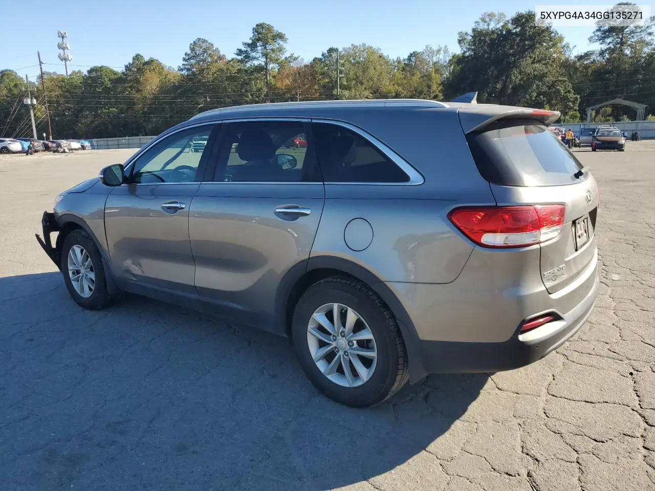 5XYPG4A34GG135271 2016 Kia Sorento Lx