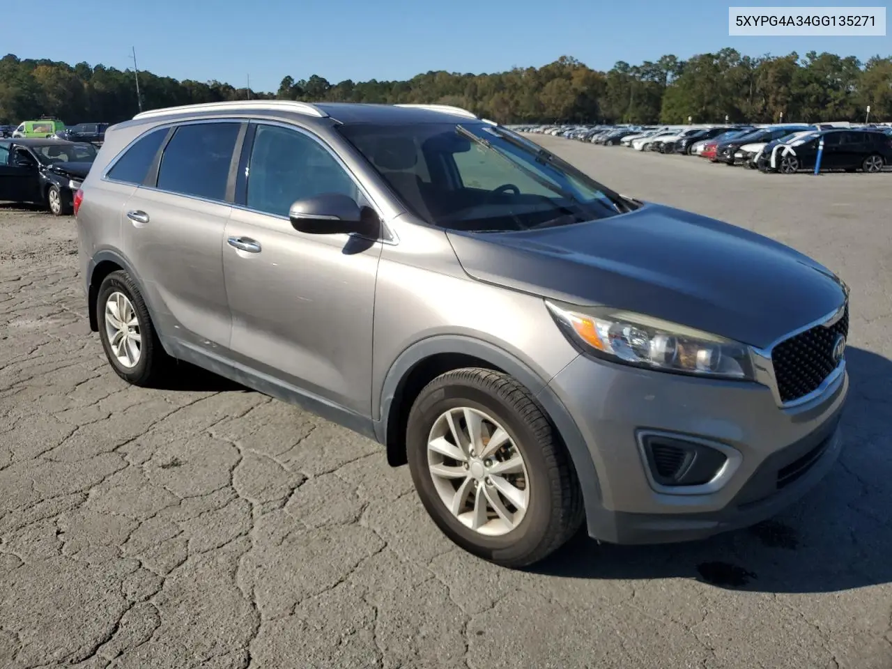 5XYPG4A34GG135271 2016 Kia Sorento Lx
