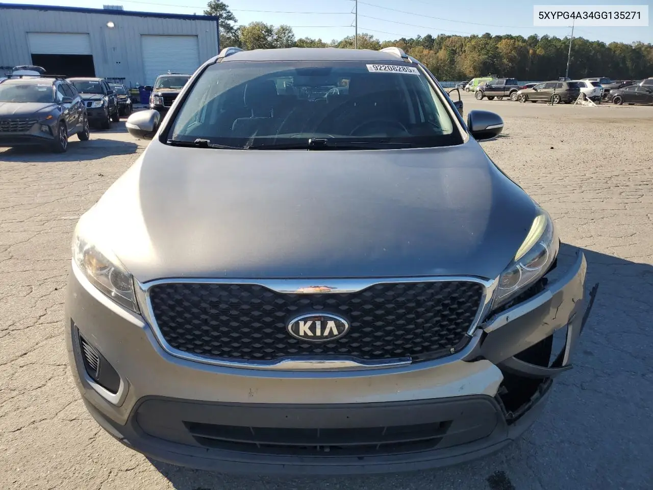 5XYPG4A34GG135271 2016 Kia Sorento Lx
