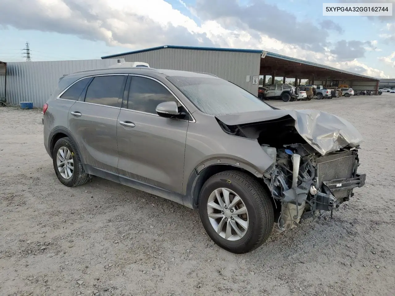5XYPG4A32GG162744 2016 Kia Sorento Lx