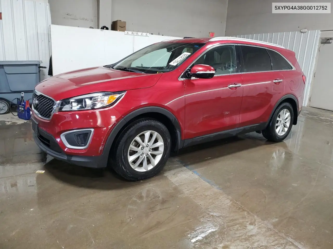 5XYPG4A38GG012752 2016 Kia Sorento Lx