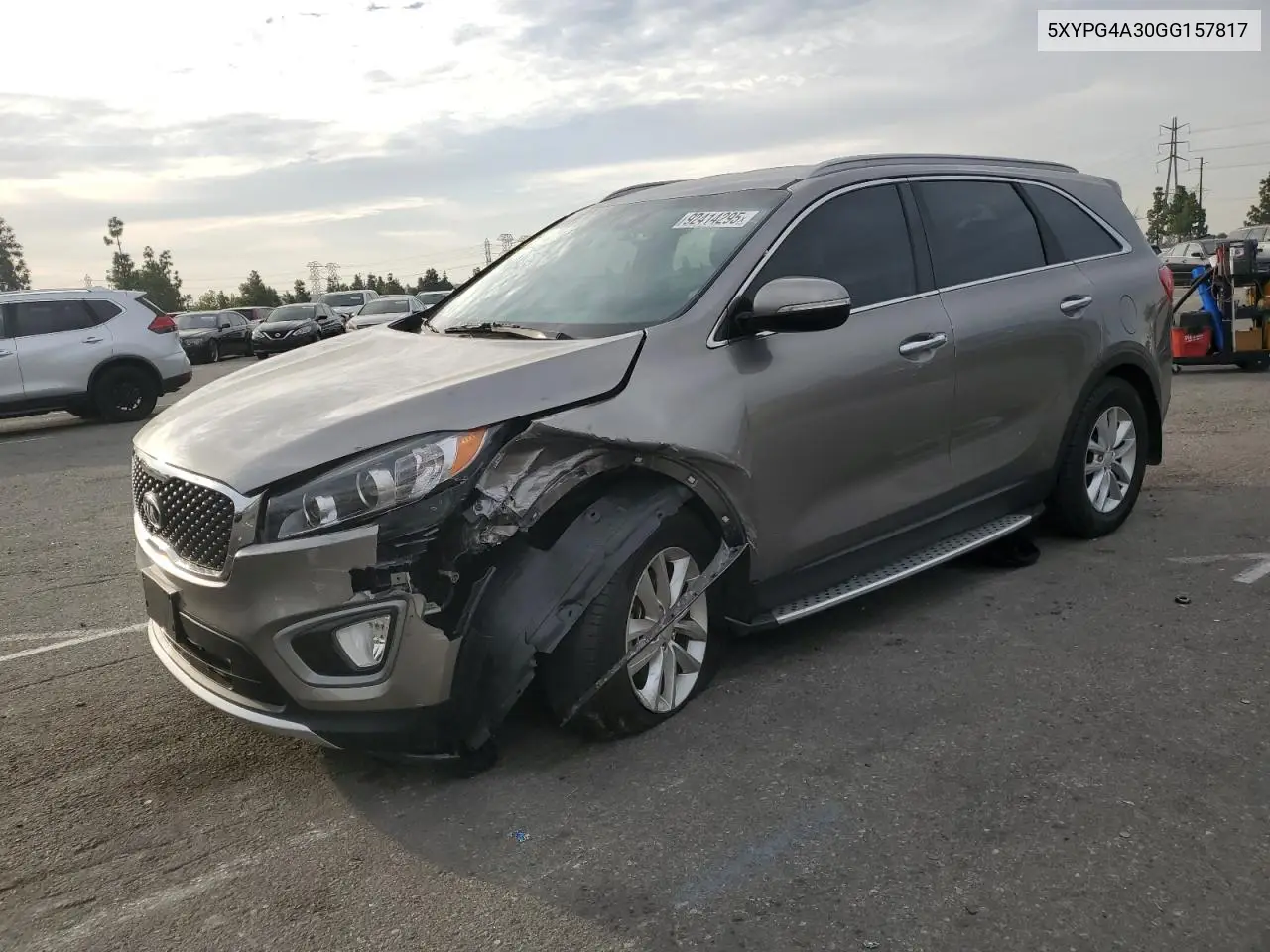 5XYPG4A30GG157817 2016 Kia Sorento Lx