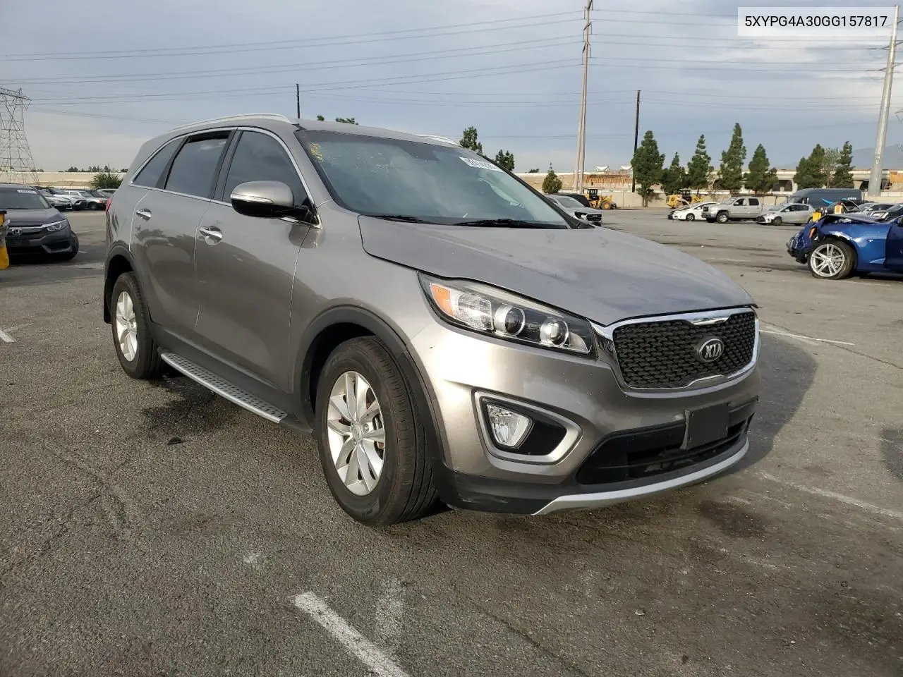 5XYPG4A30GG157817 2016 Kia Sorento Lx