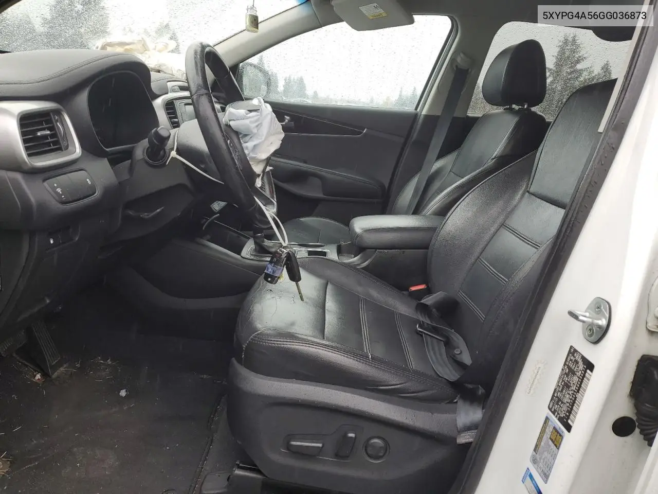5XYPG4A56GG036873 2016 Kia Sorento Lx