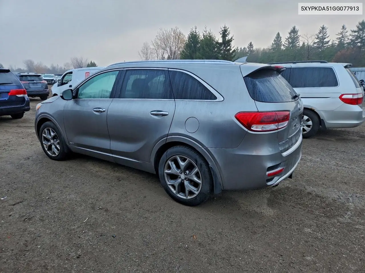 5XYPKDA51GG077913 2016 Kia Sorento Sx