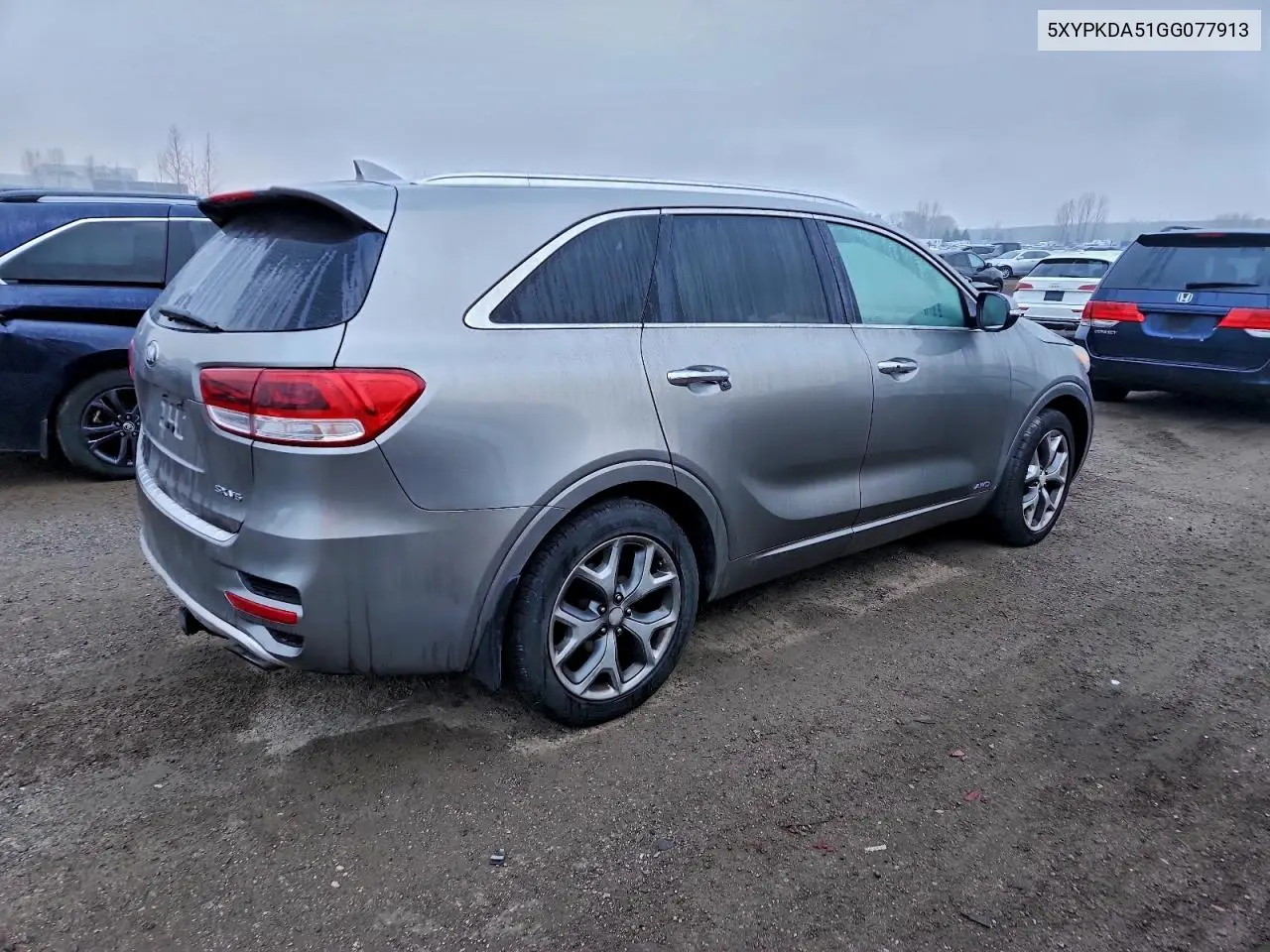 5XYPKDA51GG077913 2016 Kia Sorento Sx