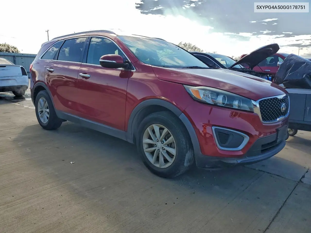 5XYPG4A50GG178751 2016 Kia Sorento Lx