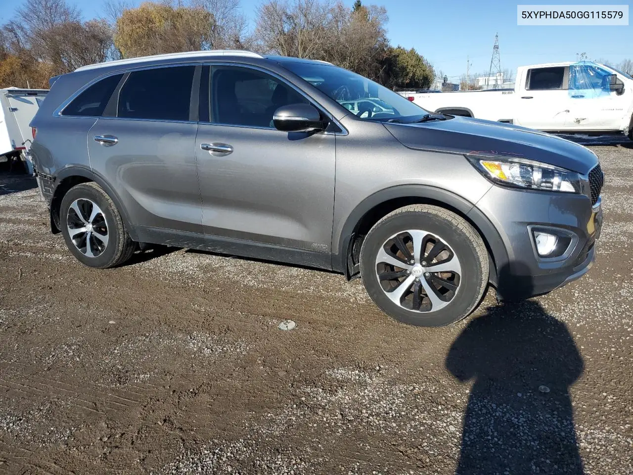 5XYPHDA50GG115579 2016 Kia Sorento Ex