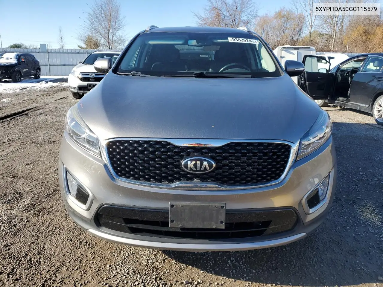 5XYPHDA50GG115579 2016 Kia Sorento Ex