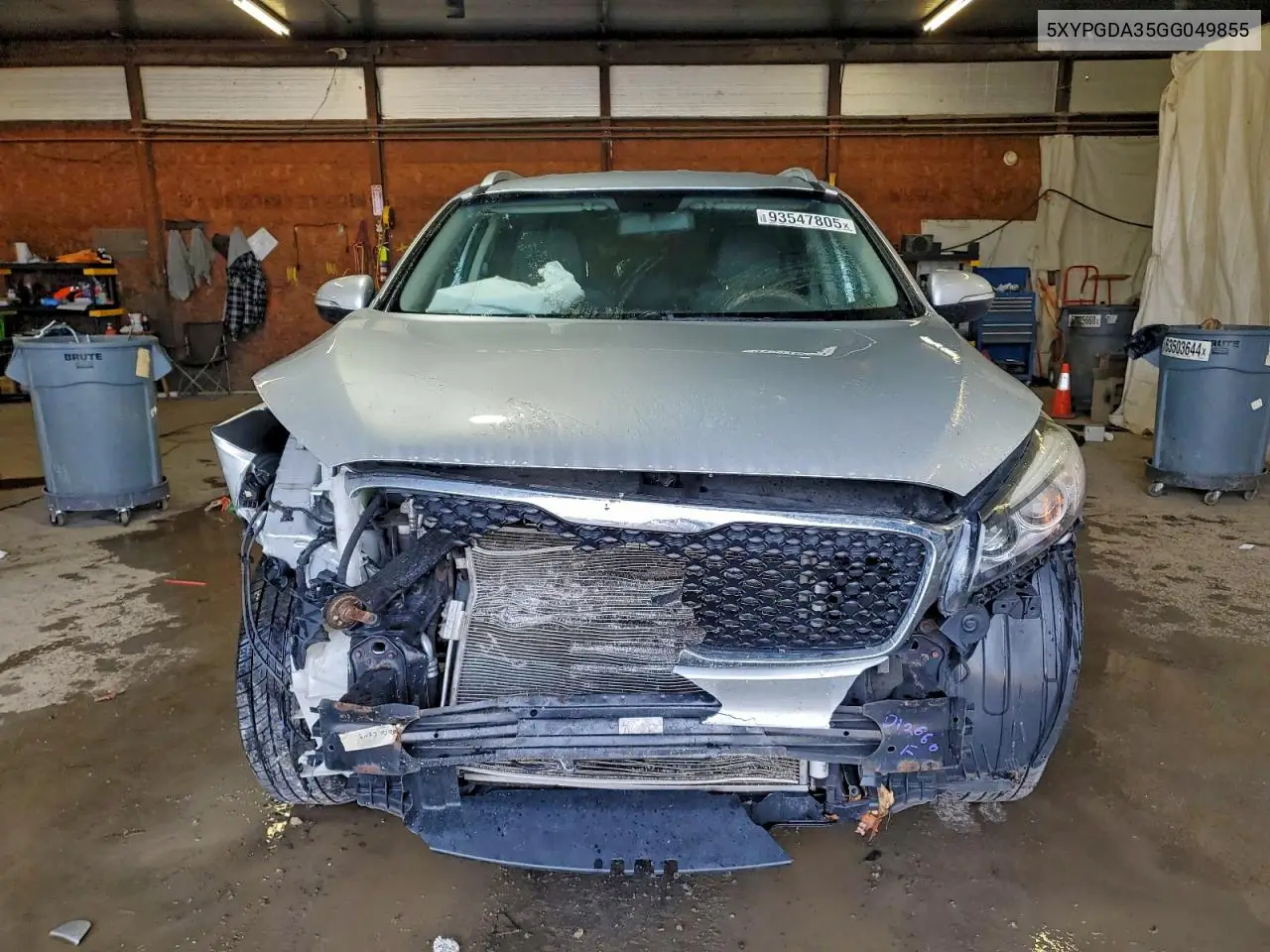 5XYPGDA35GG049855 2016 Kia Sorento Lx