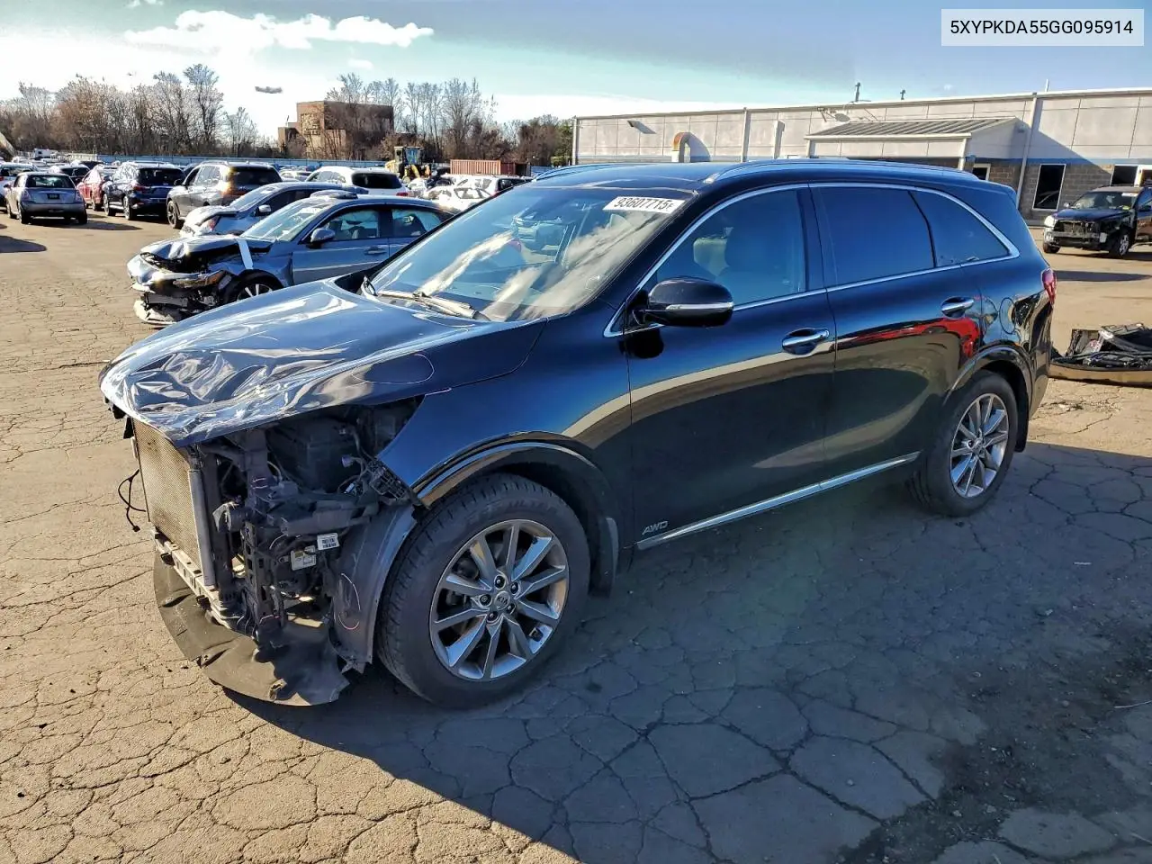 5XYPKDA55GG095914 2016 Kia Sorento Sx
