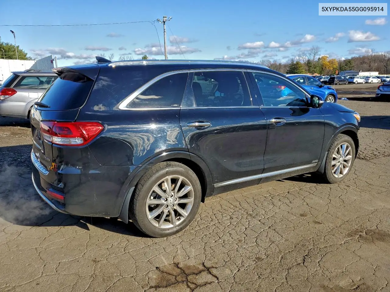5XYPKDA55GG095914 2016 Kia Sorento Sx