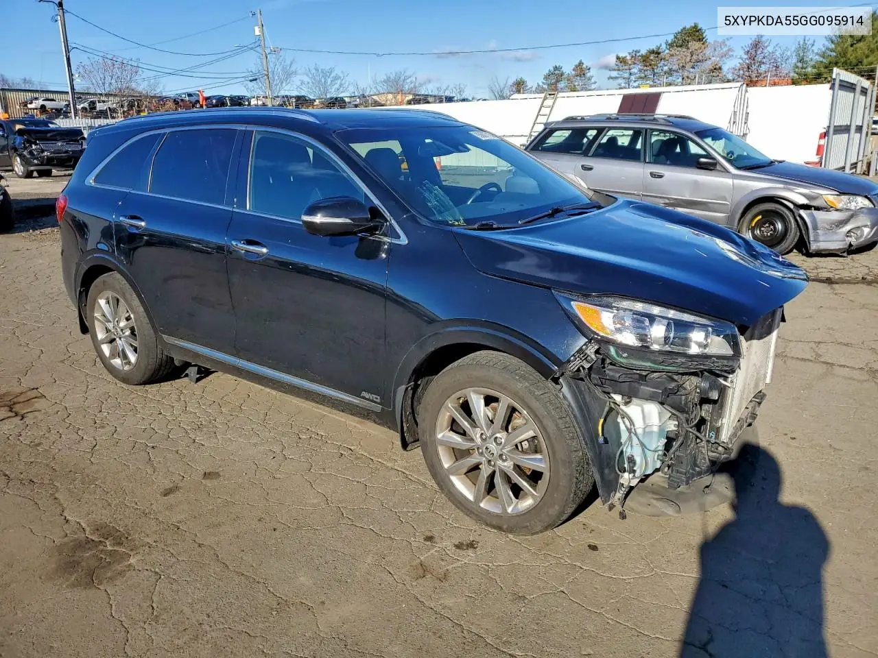 5XYPKDA55GG095914 2016 Kia Sorento Sx