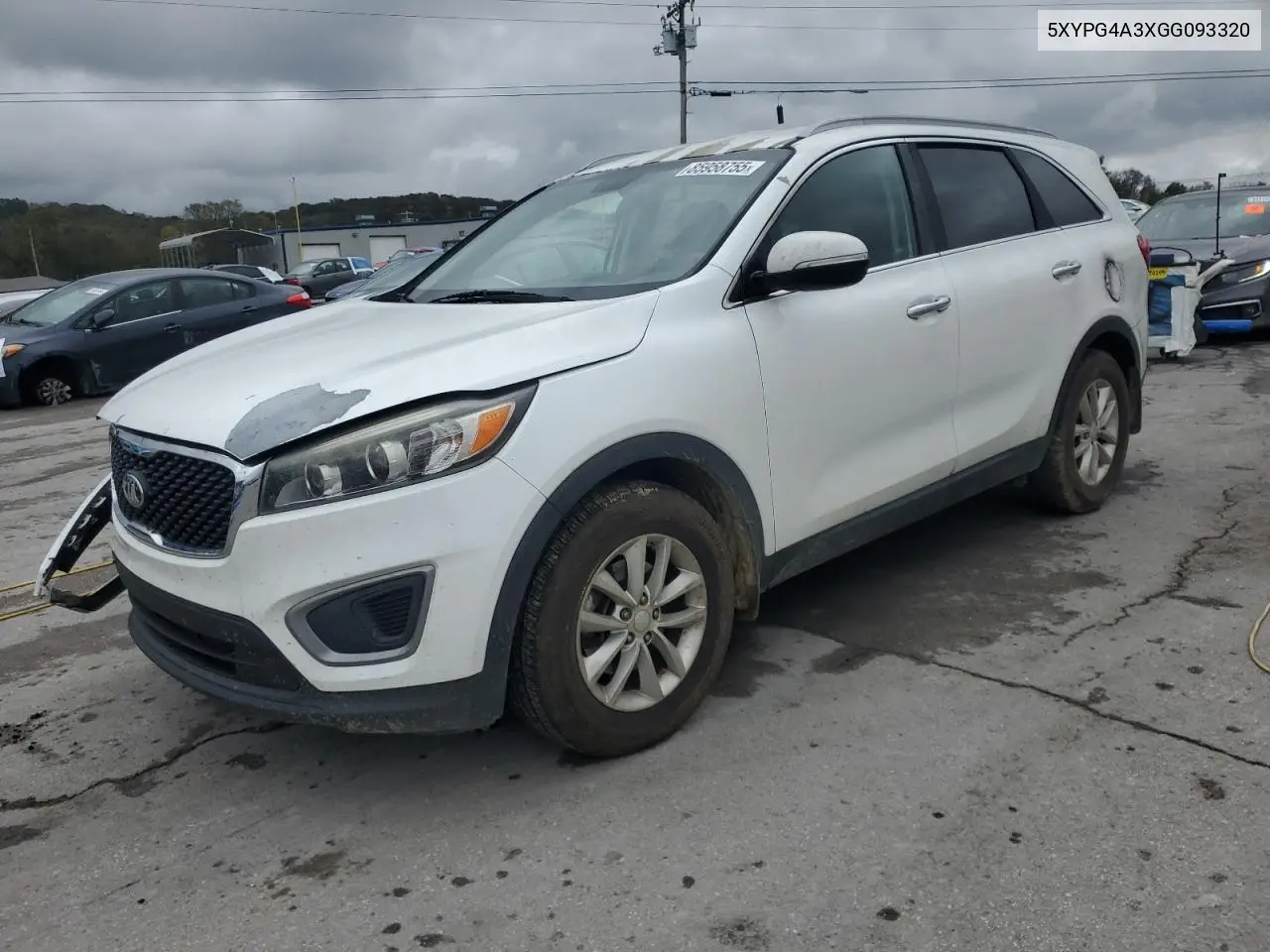 5XYPG4A3XGG093320 2016 Kia Sorento Lx