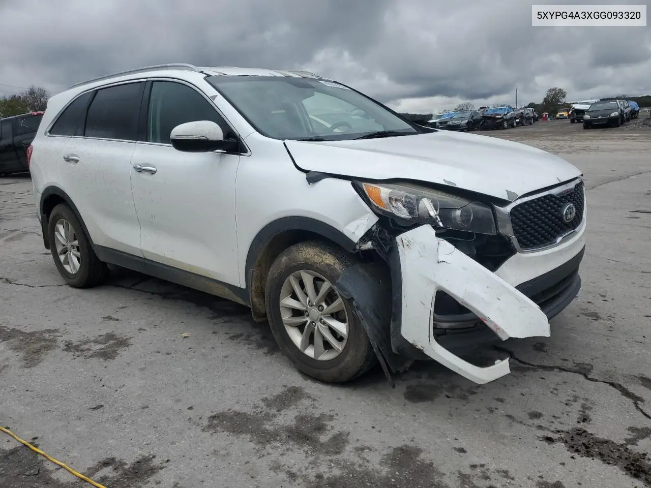 5XYPG4A3XGG093320 2016 Kia Sorento Lx