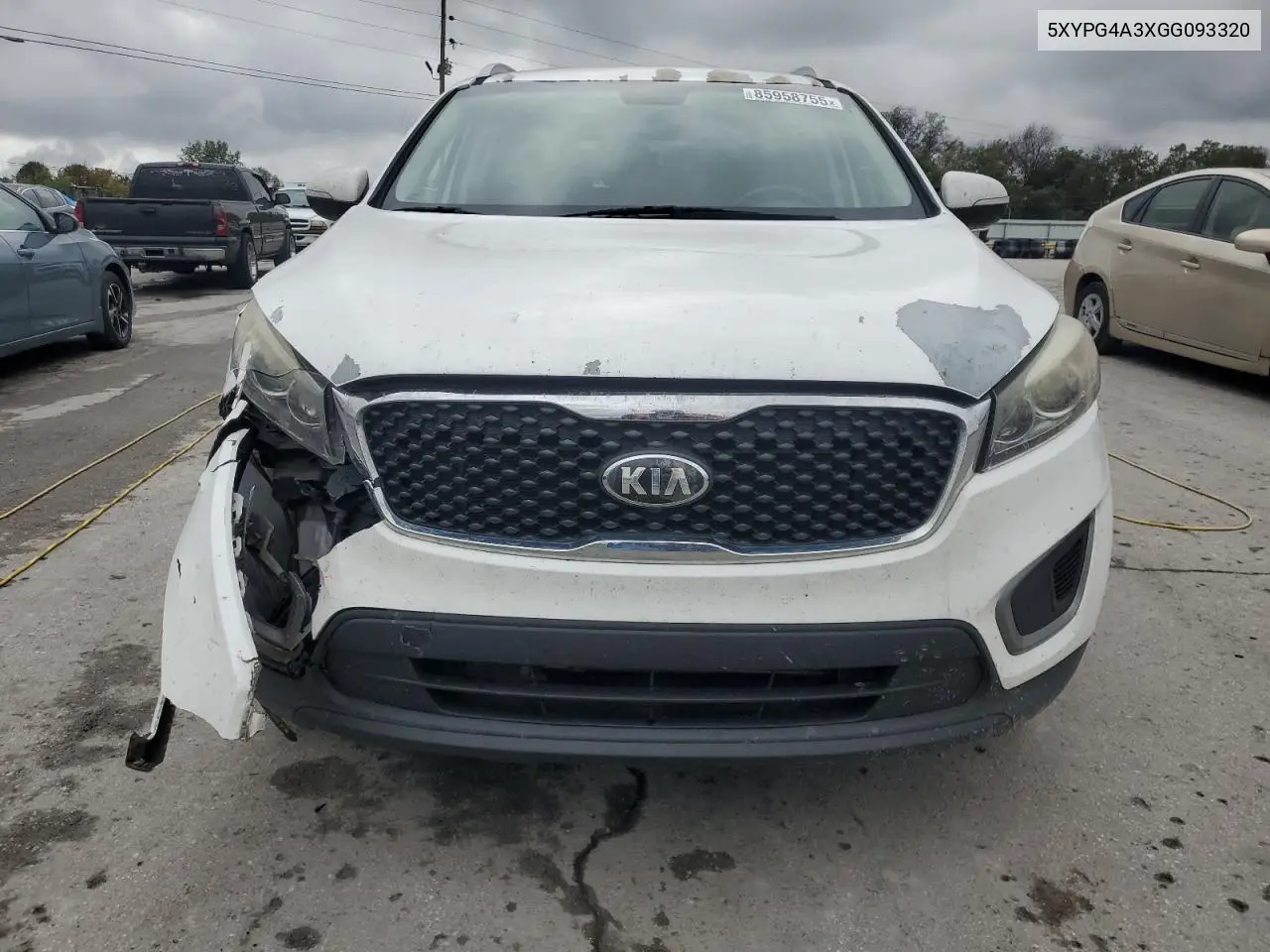 5XYPG4A3XGG093320 2016 Kia Sorento Lx