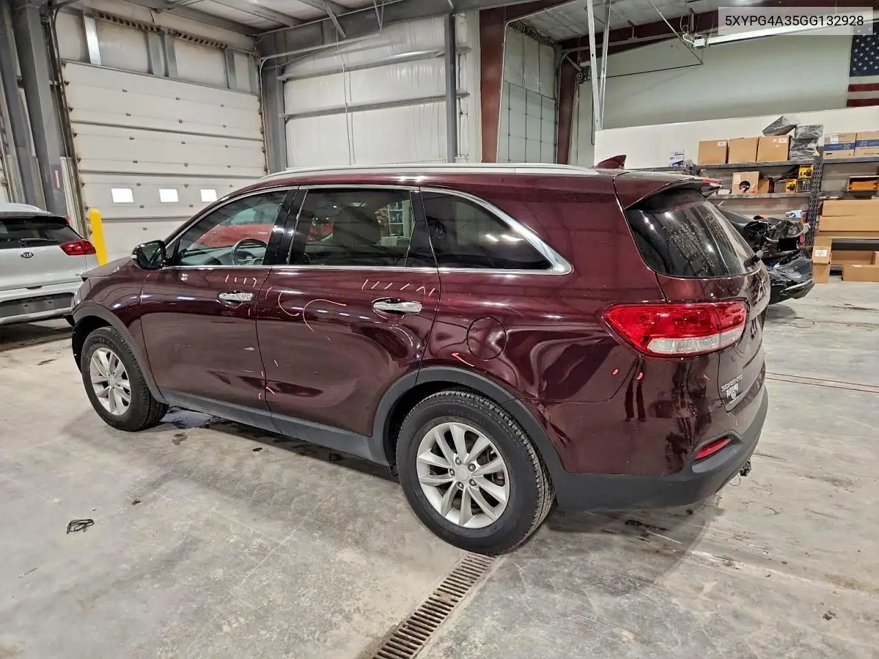 5XYPG4A35GG132928 2016 Kia Sorento Lx