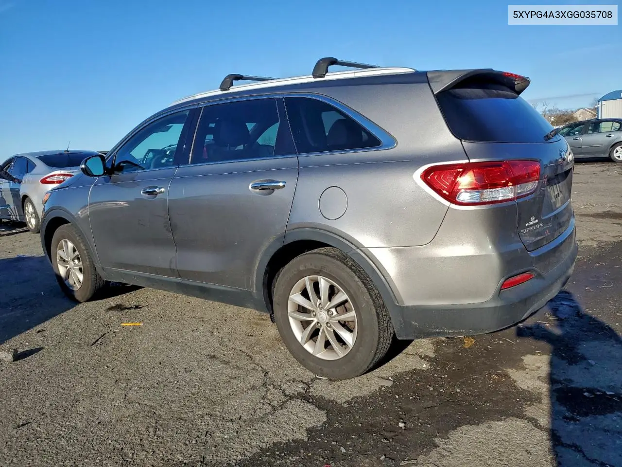 5XYPG4A3XGG035708 2016 Kia Sorento Lx