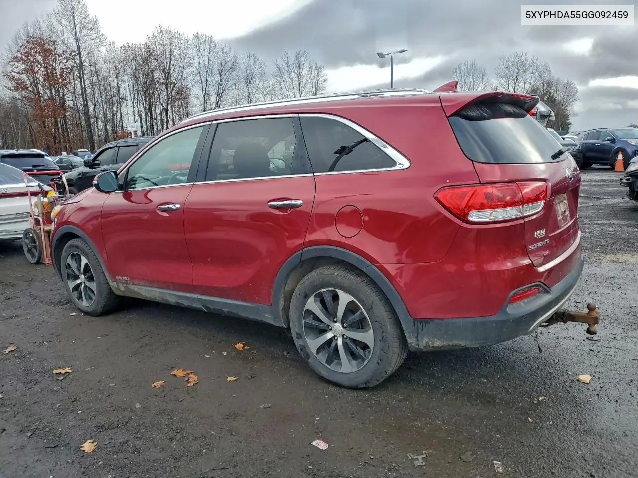 5XYPHDA55GG092459 2016 Kia Sorento Ex