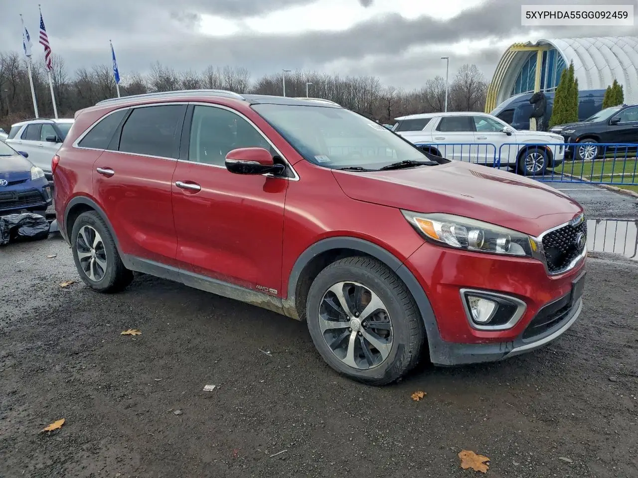 5XYPHDA55GG092459 2016 Kia Sorento Ex