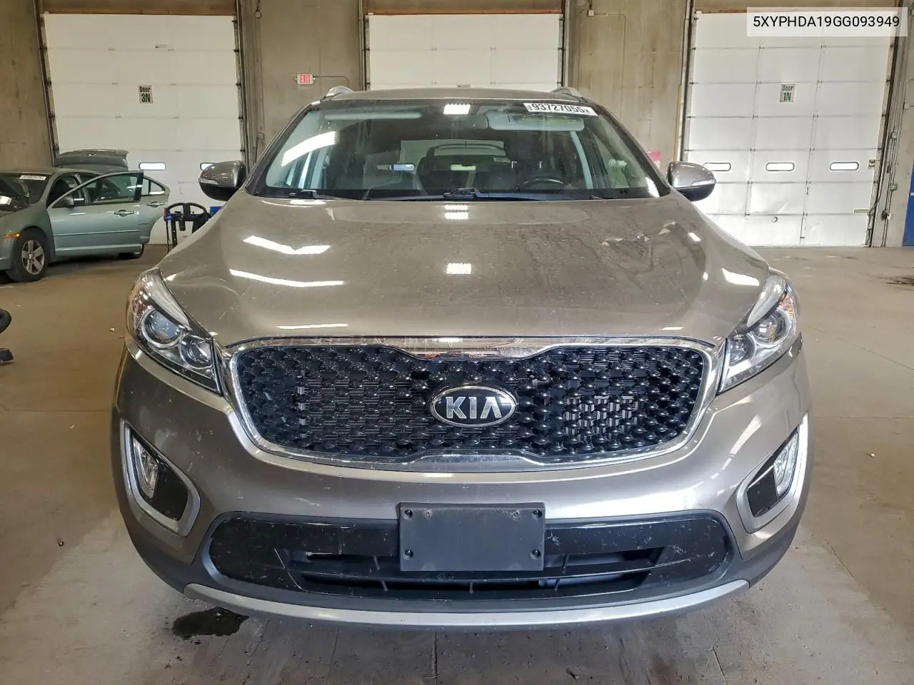 5XYPHDA19GG093949 2016 Kia Sorento Ex