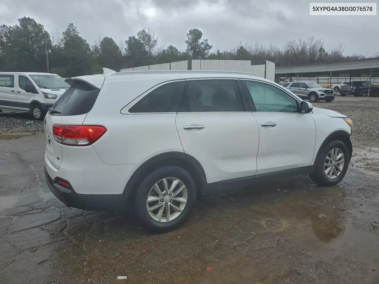 5XYPG4A38GG076578 2016 Kia Sorento Lx