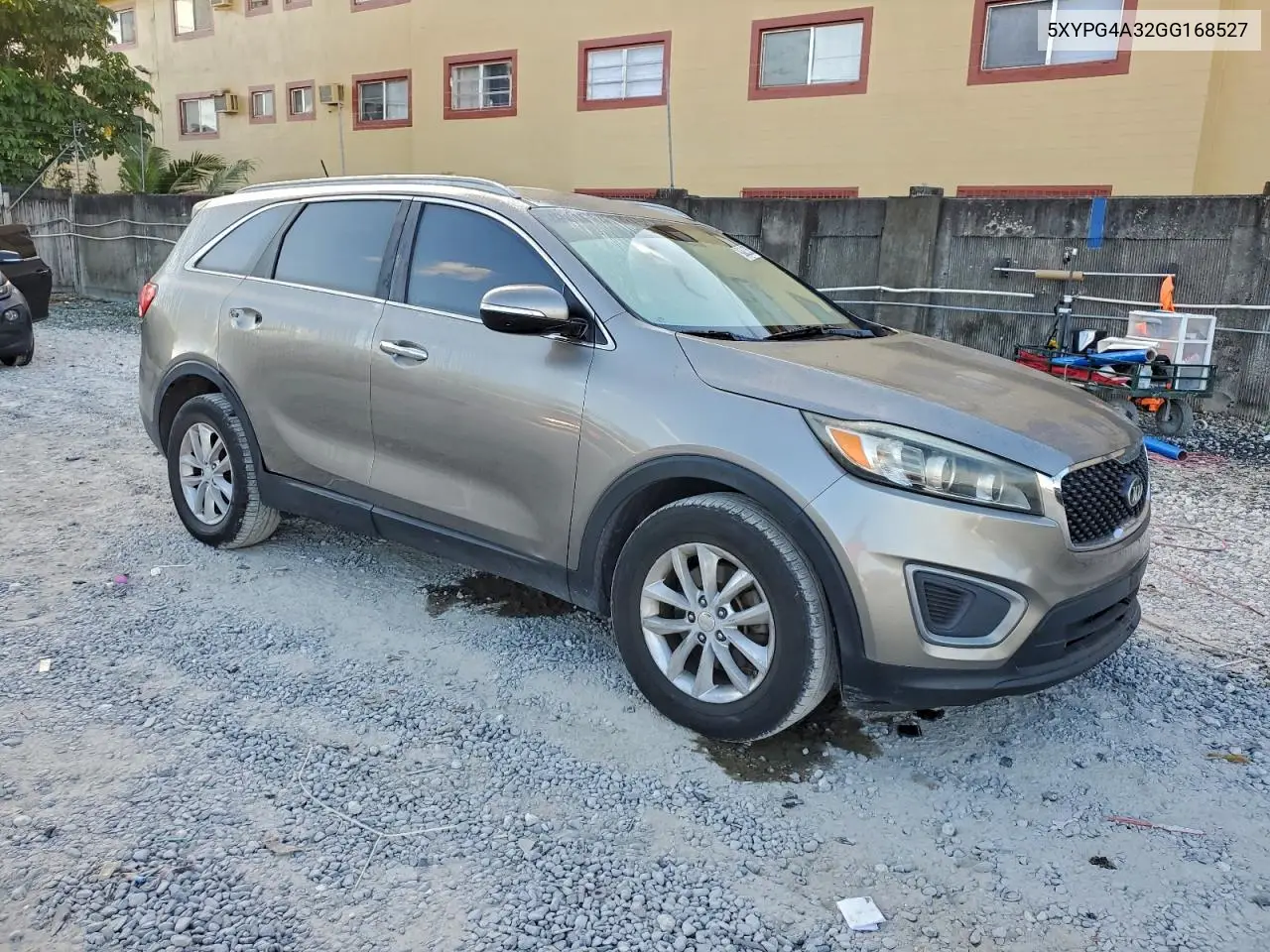 5XYPG4A32GG168527 2016 Kia Sorento Lx