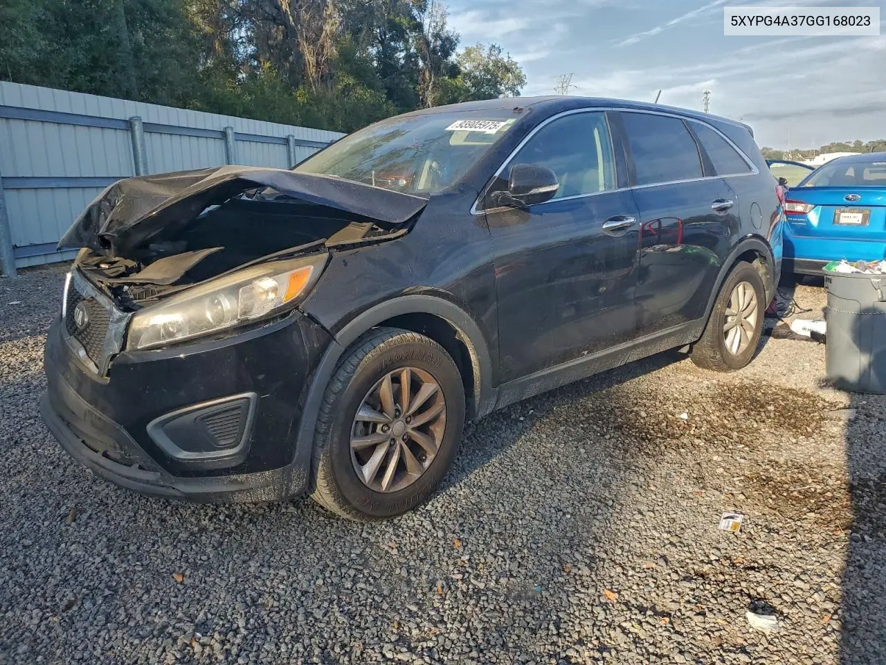 5XYPG4A37GG168023 2016 Kia Sorento Lx