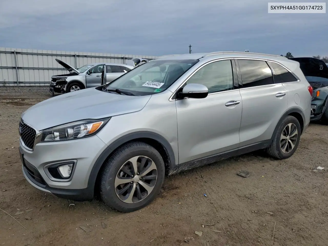 5XYPH4A51GG174723 2016 Kia Sorento Ex