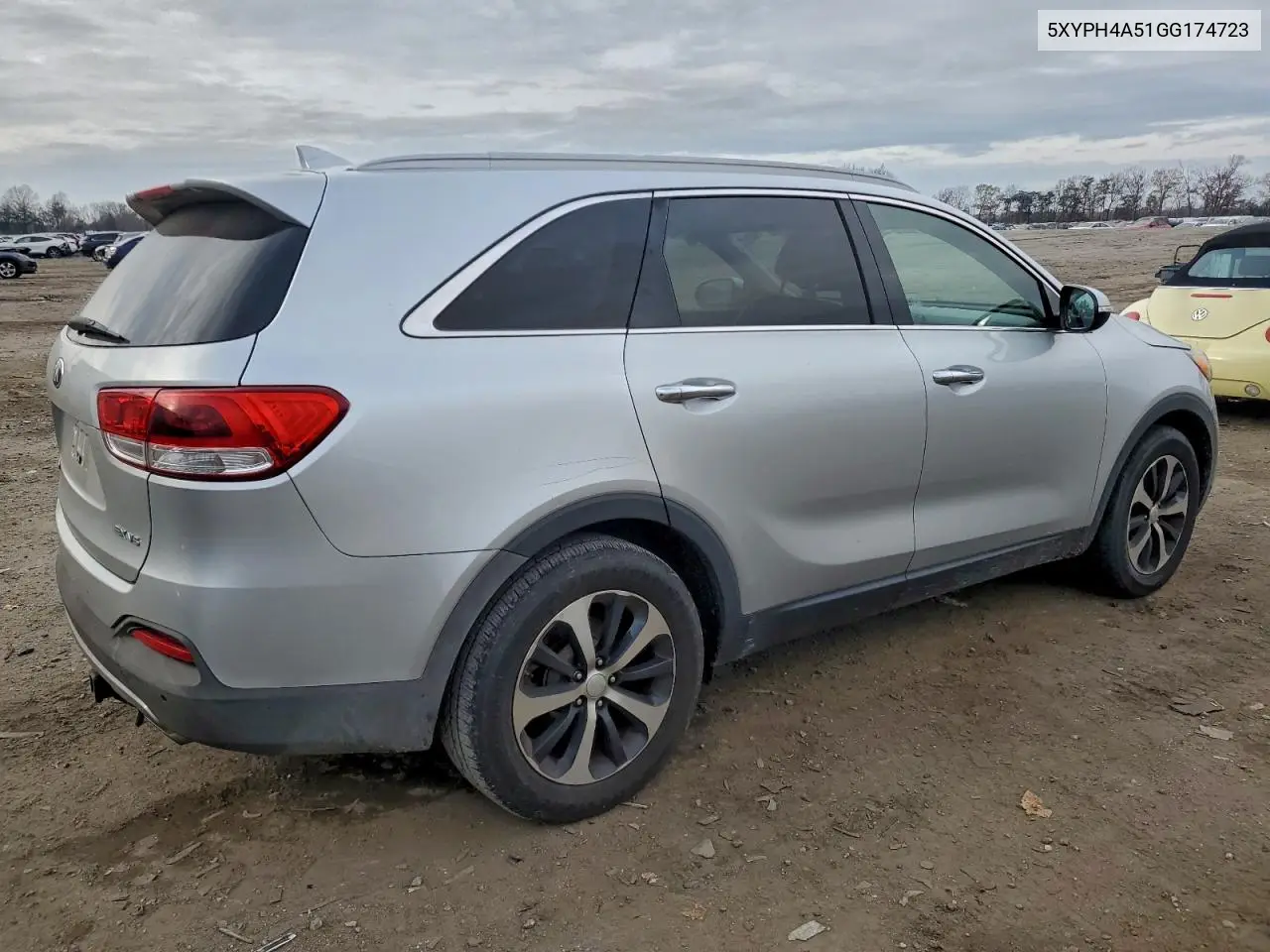 5XYPH4A51GG174723 2016 Kia Sorento Ex