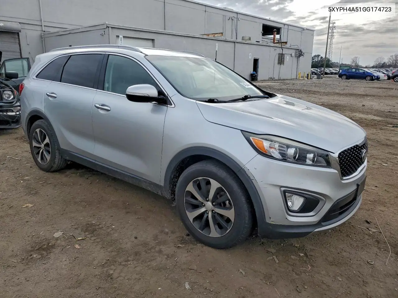 5XYPH4A51GG174723 2016 Kia Sorento Ex