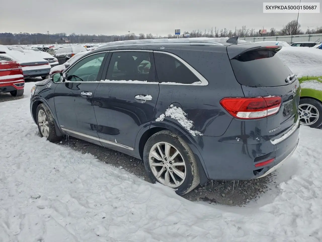 5XYPKDA50GG150687 2016 Kia Sorento Sx
