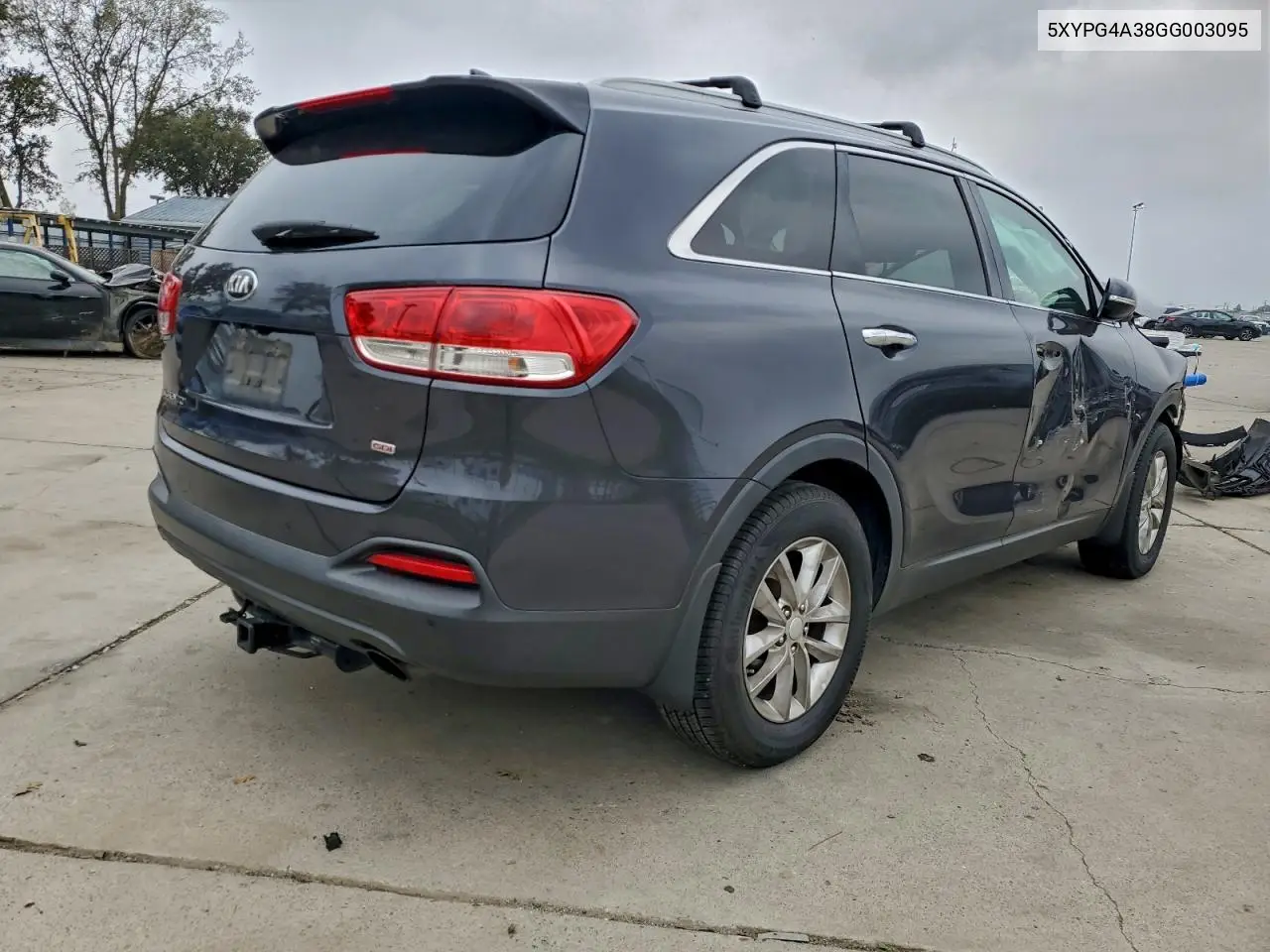 5XYPG4A38GG003095 2016 Kia Sorento Lx