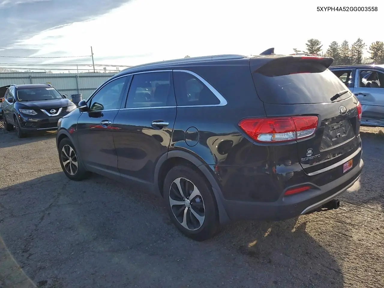 5XYPH4A52GG003558 2016 Kia Sorento Ex