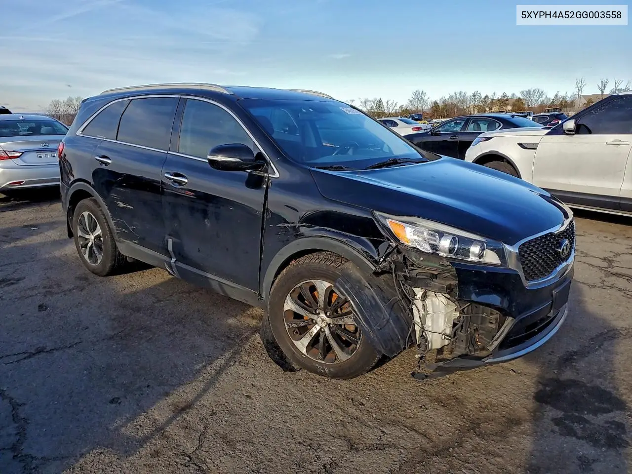 5XYPH4A52GG003558 2016 Kia Sorento Ex