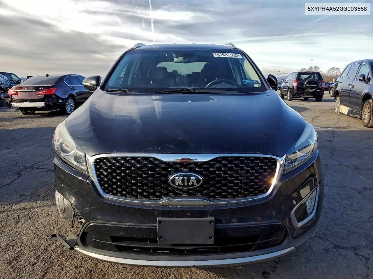 5XYPH4A52GG003558 2016 Kia Sorento Ex
