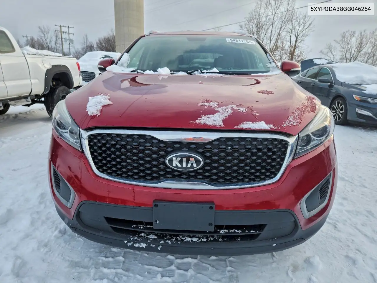 5XYPGDA38GG046254 2016 Kia Sorento Lx