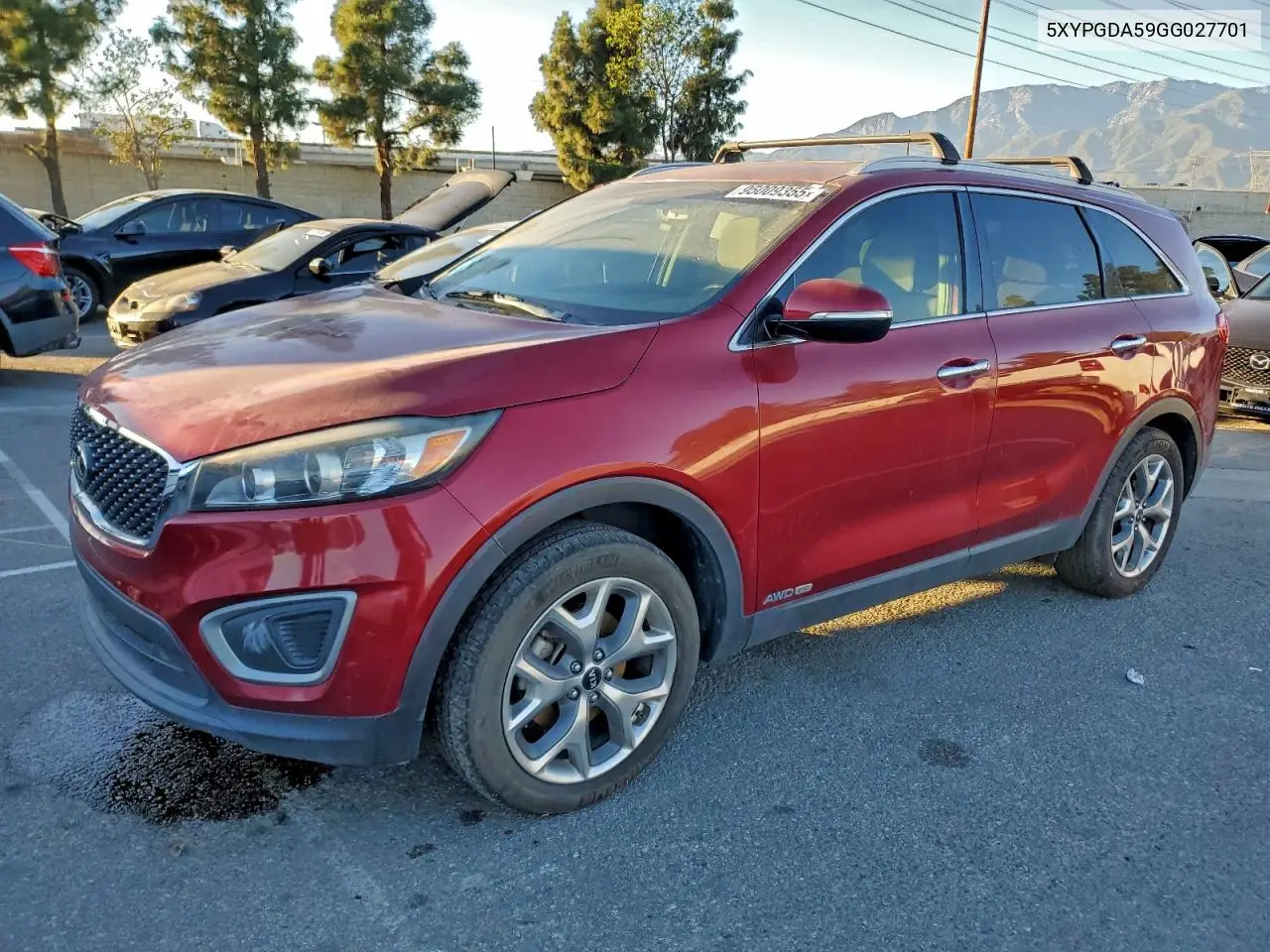 5XYPGDA59GG027701 2016 Kia Sorento Lx
