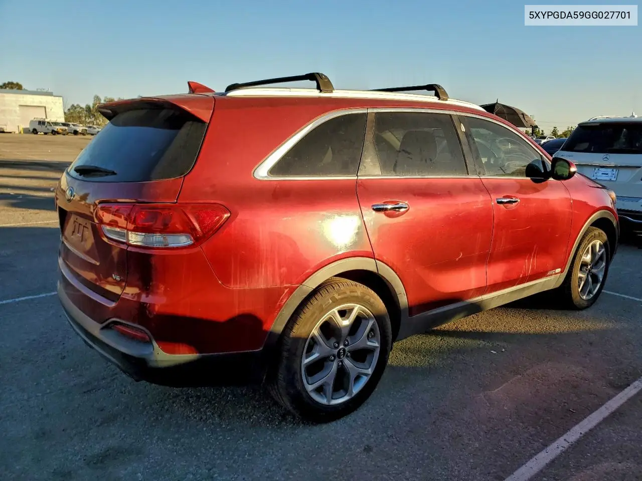 5XYPGDA59GG027701 2016 Kia Sorento Lx
