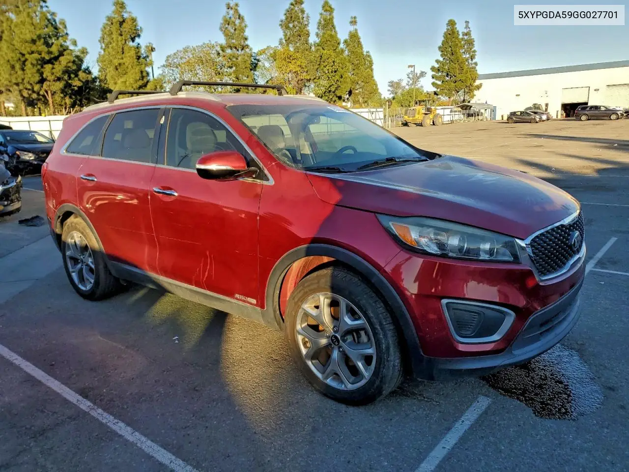 5XYPGDA59GG027701 2016 Kia Sorento Lx
