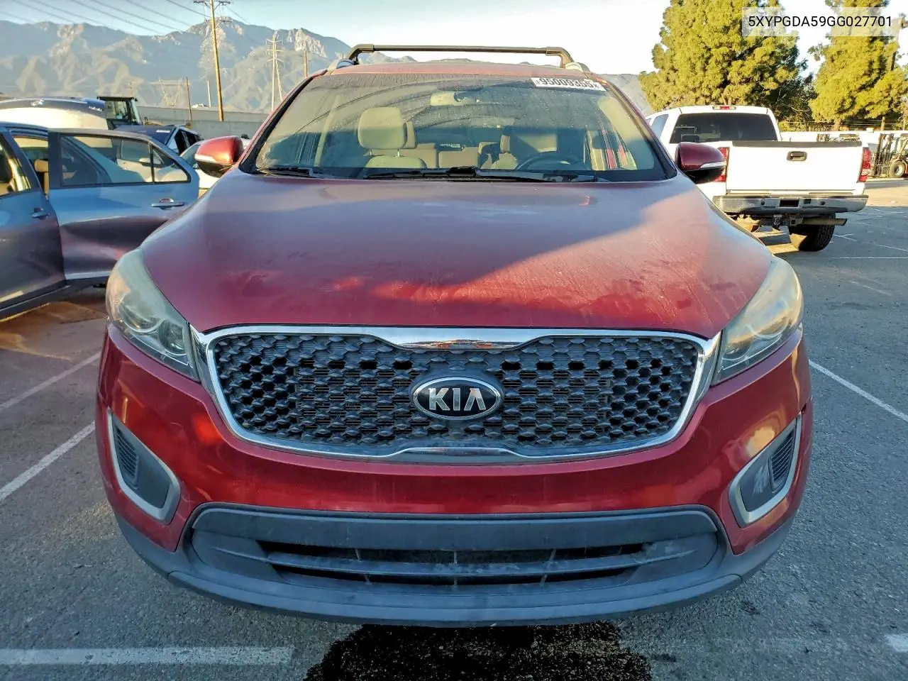 5XYPGDA59GG027701 2016 Kia Sorento Lx