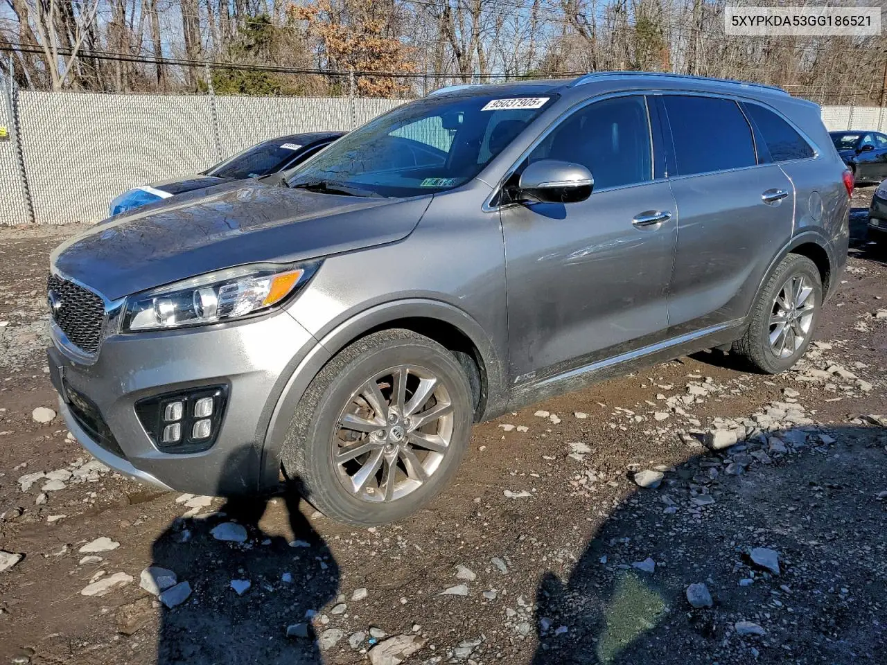 5XYPKDA53GG186521 2016 Kia Sorento Sx