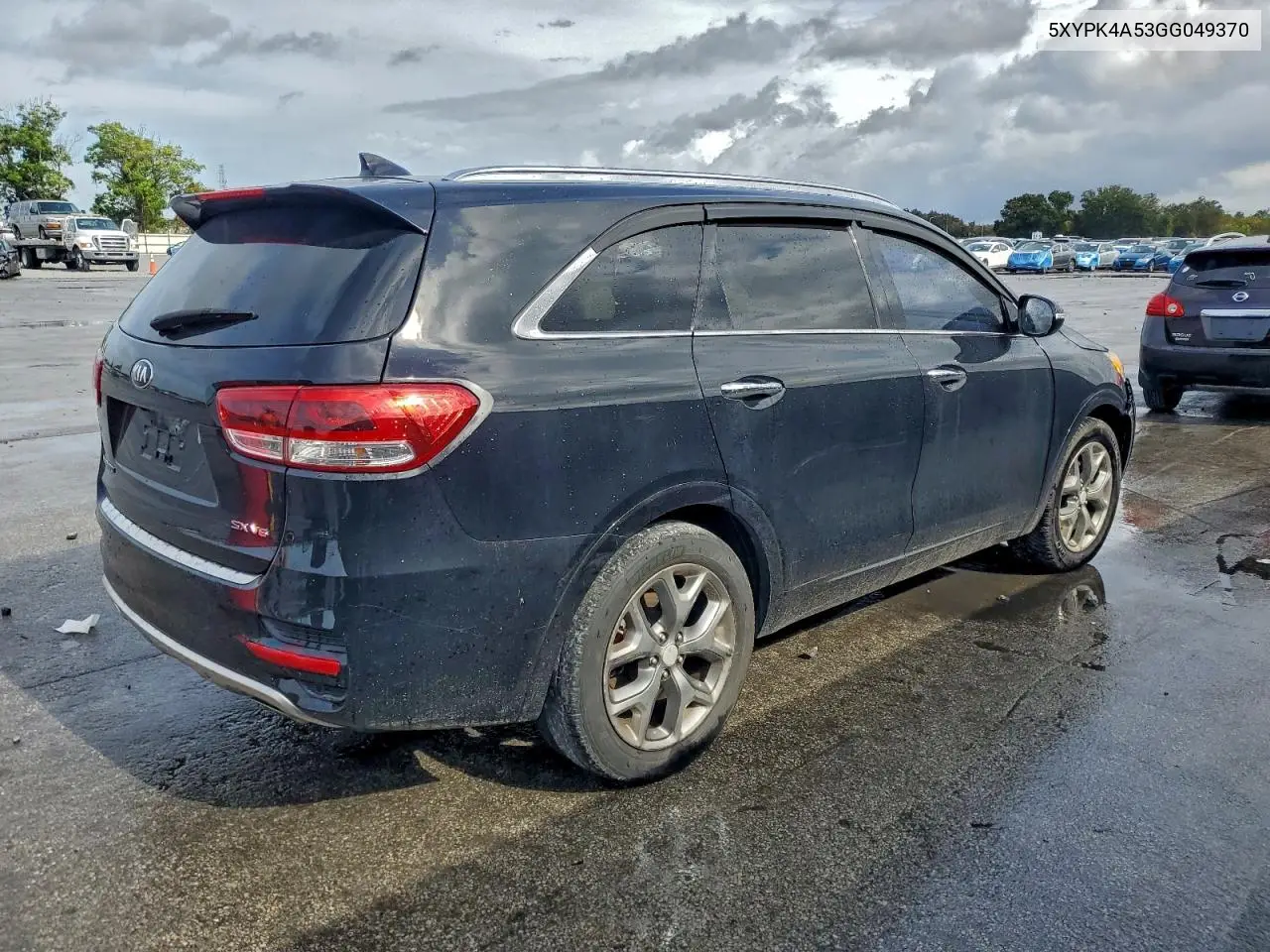 5XYPK4A53GG049370 2016 Kia Sorento Sx