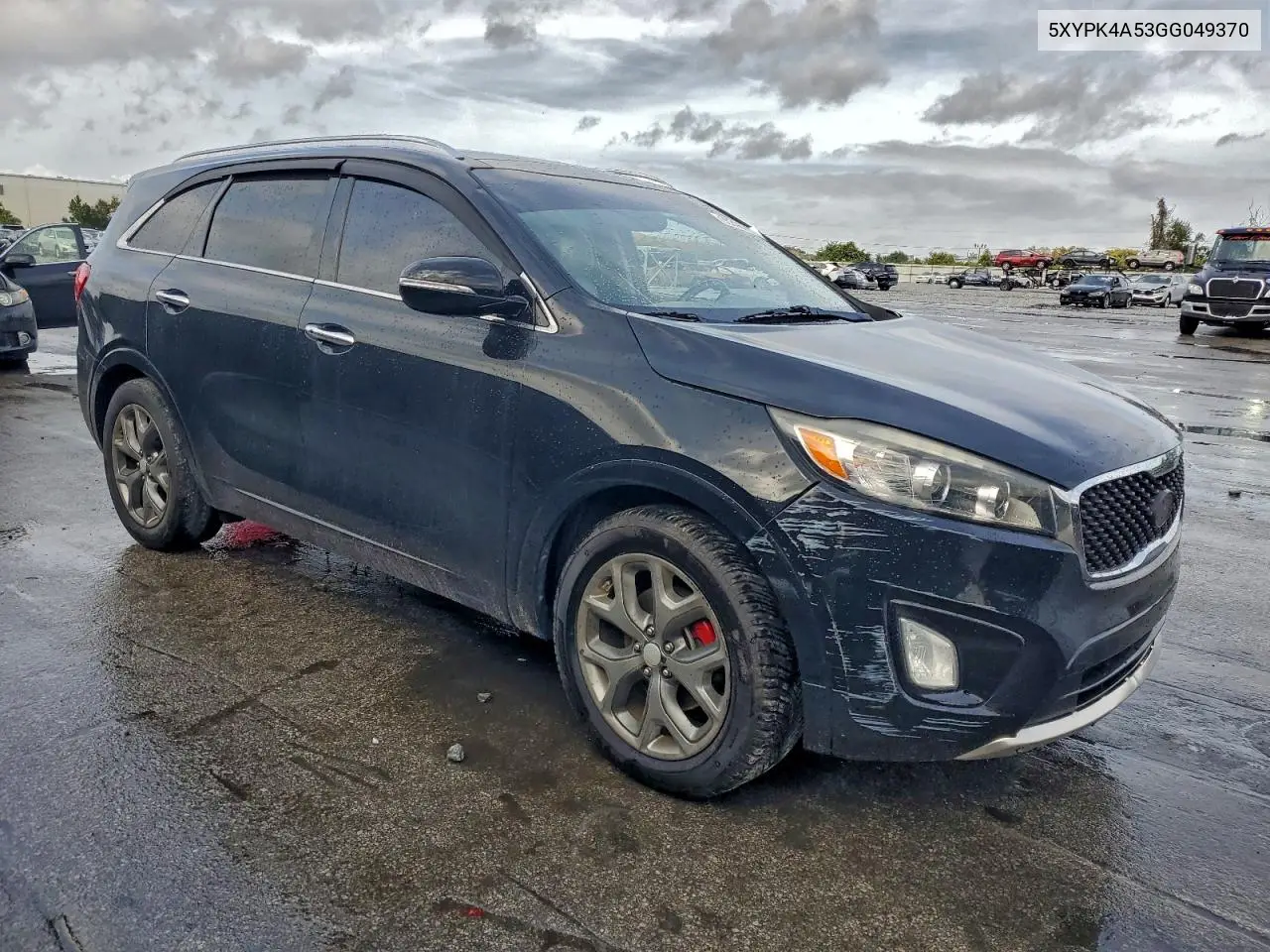5XYPK4A53GG049370 2016 Kia Sorento Sx