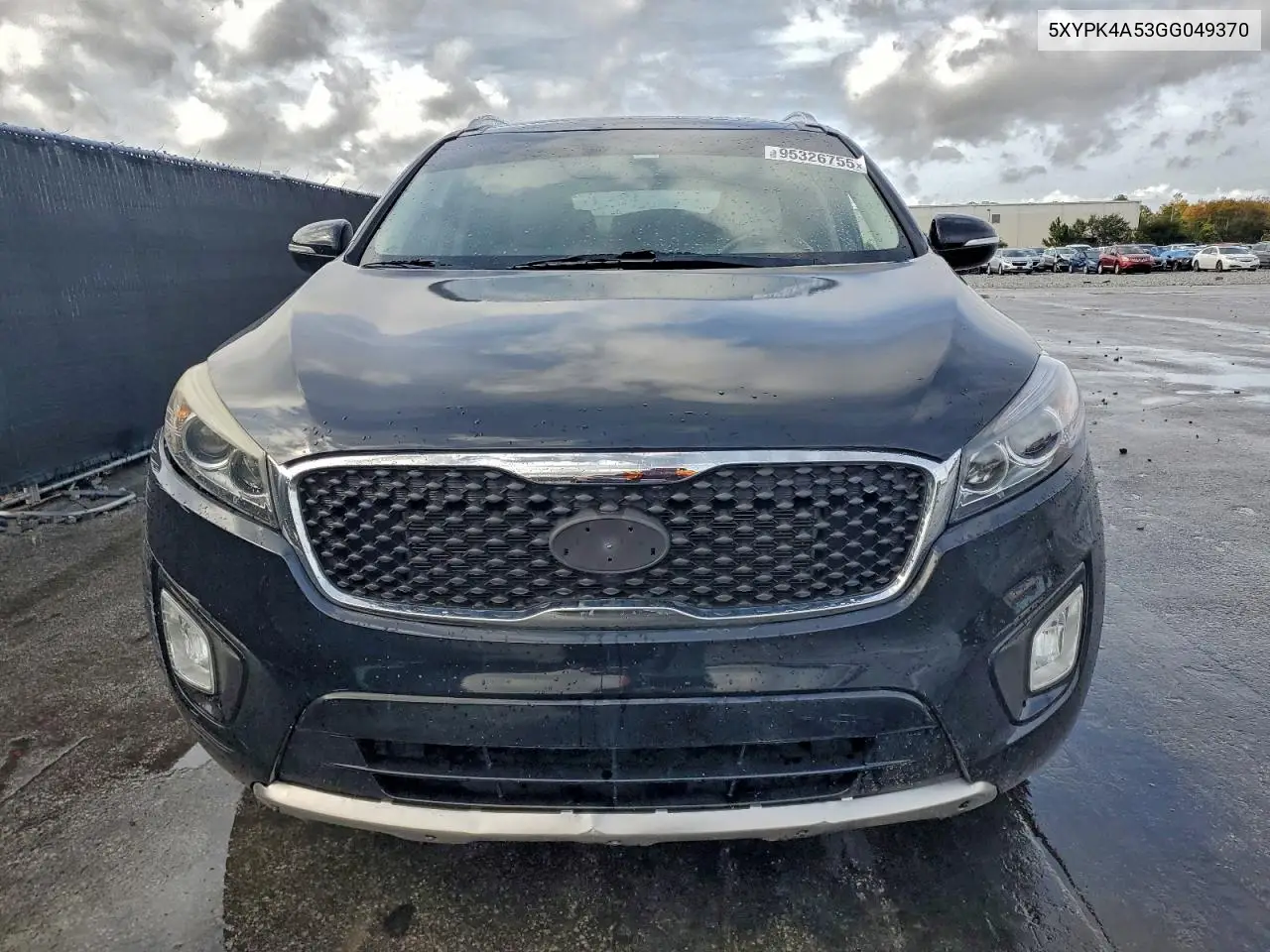 5XYPK4A53GG049370 2016 Kia Sorento Sx