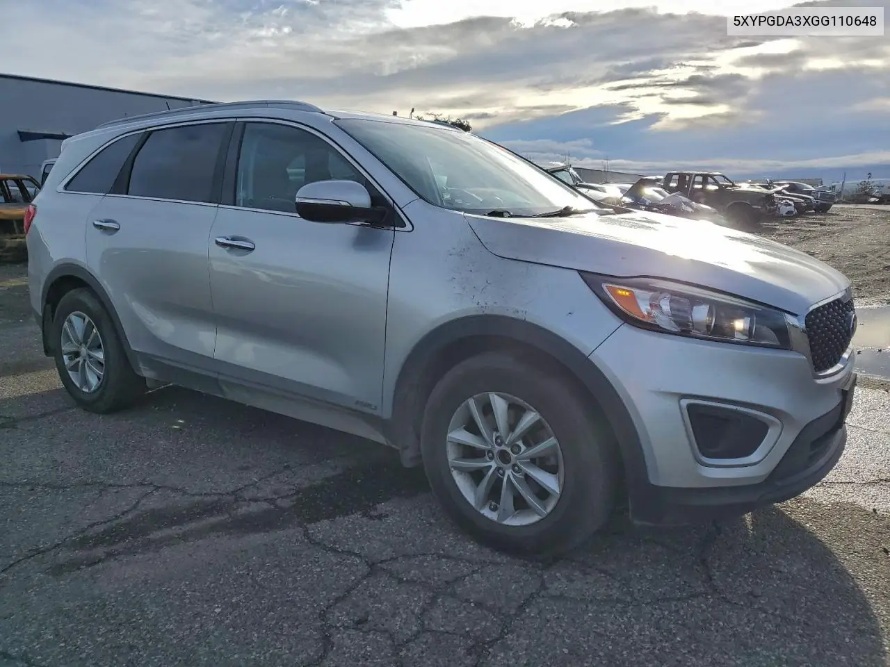 5XYPGDA3XGG110648 2016 Kia Sorento Lx