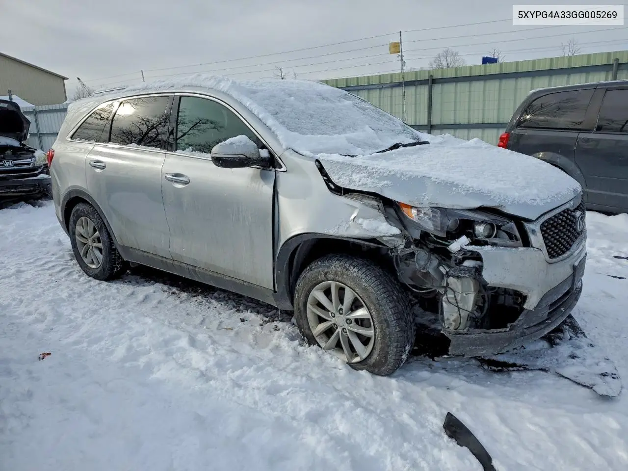 5XYPG4A33GG005269 2016 Kia Sorento Lx