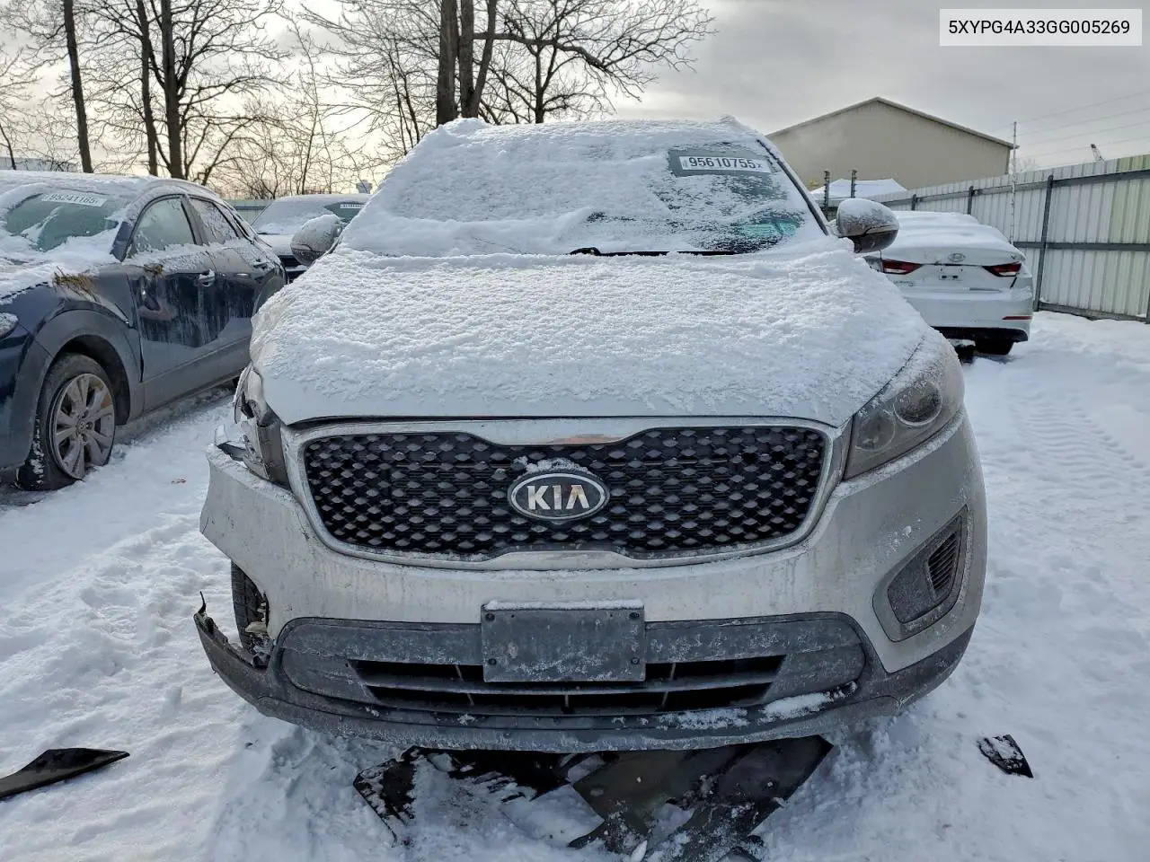 5XYPG4A33GG005269 2016 Kia Sorento Lx