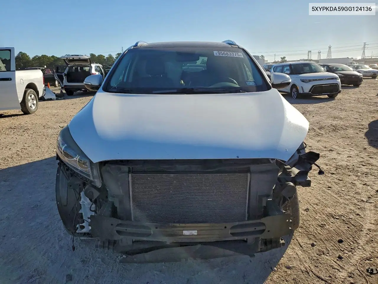 5XYPKDA59GG124136 2016 Kia Sorento Sx